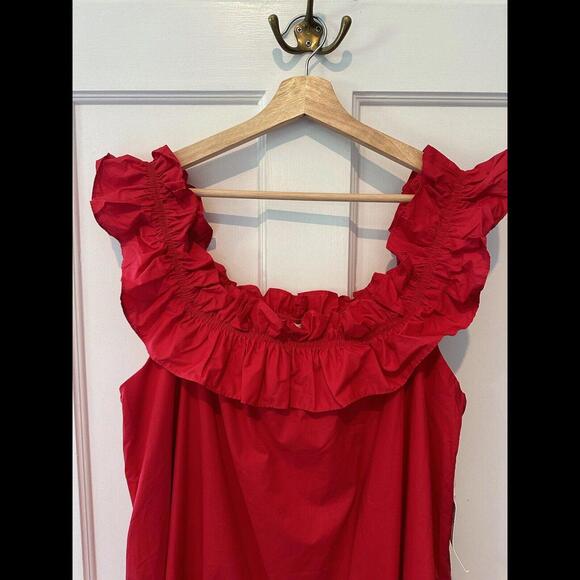 Tuckernuck Hyacinth House Red Maria Mini Dress NWT Extra Large XL - Picture 3 of 5